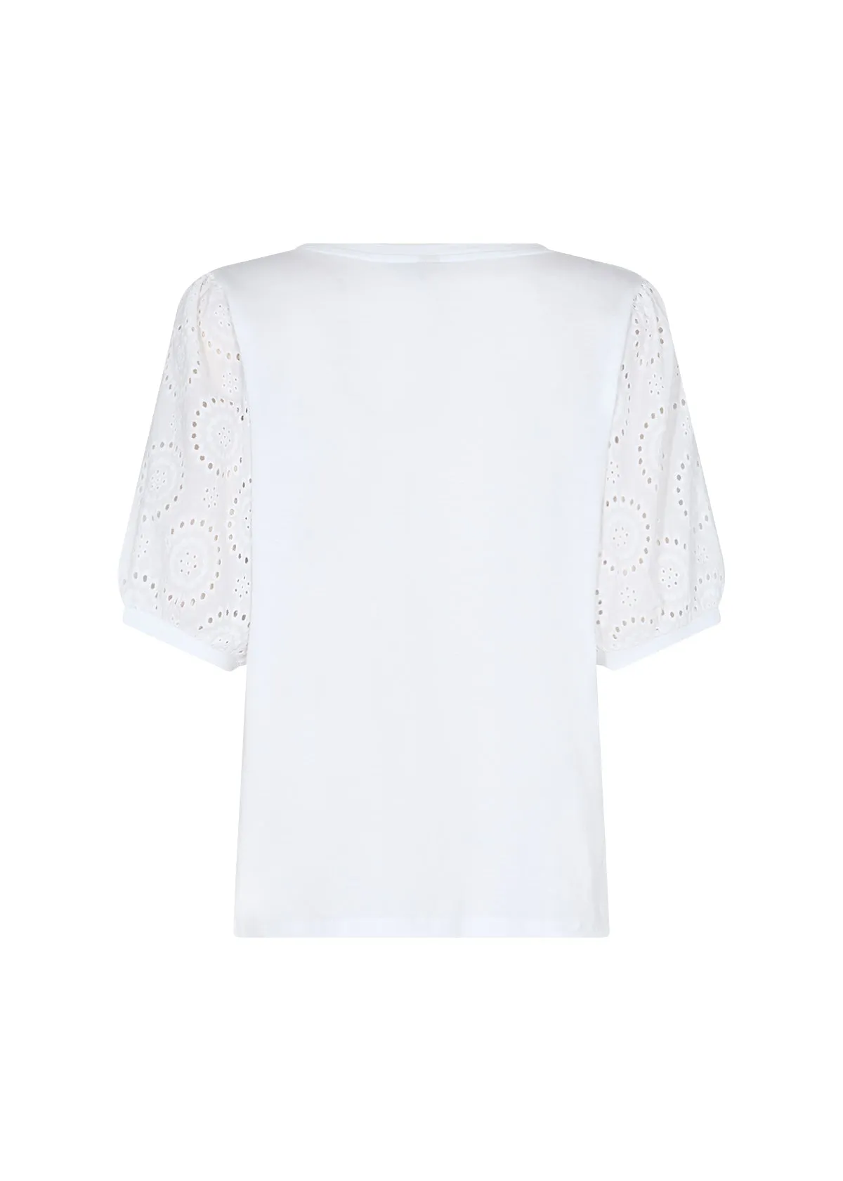 26447- White Loraine T-Shirt - Soya Concept