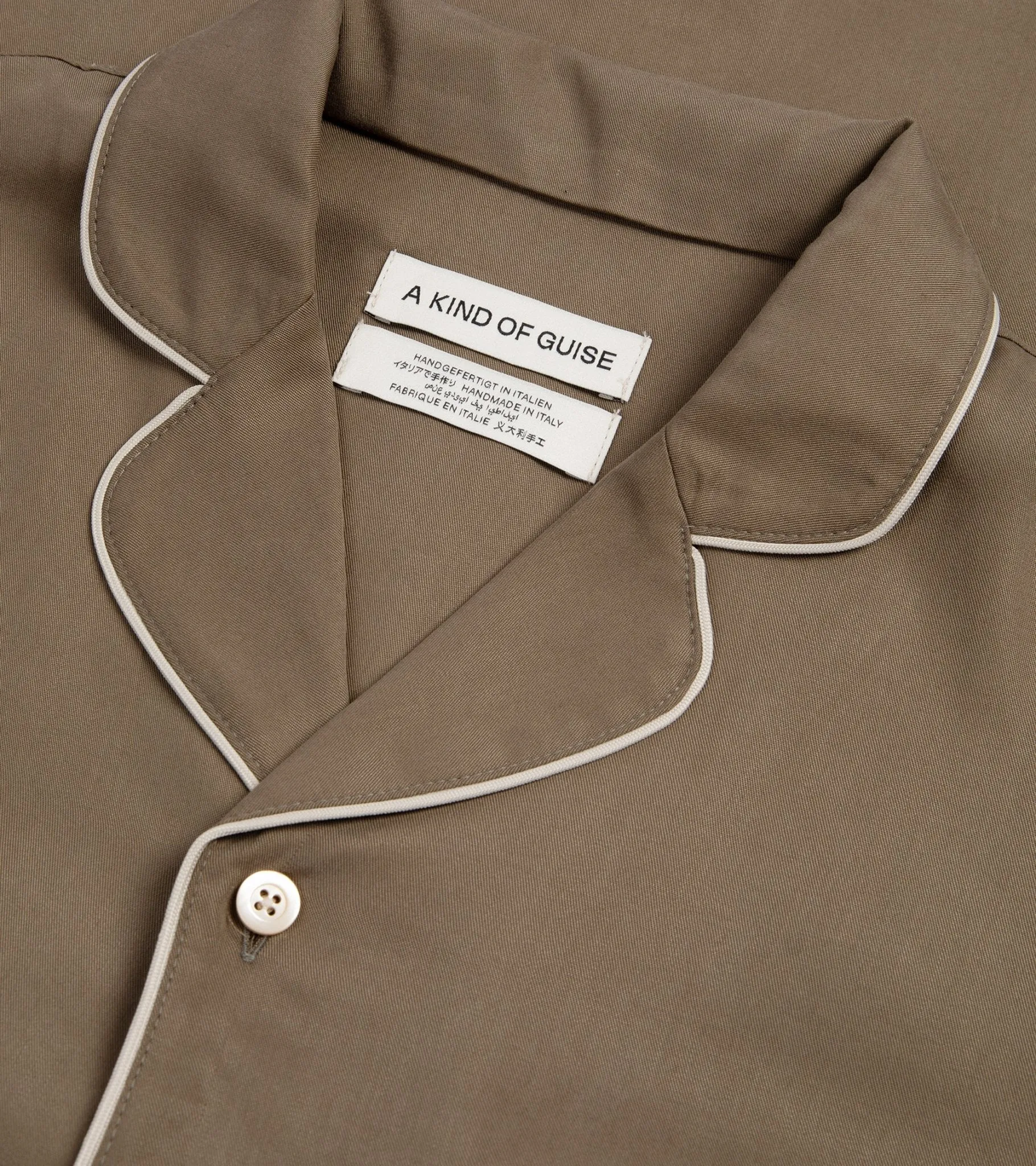 A Kind of Guise Tencel Cesare Shirt: Melted Sage