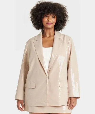 A New Day Women's Sequin Blazer