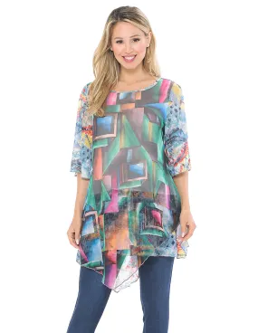 Abstract Print Tunic