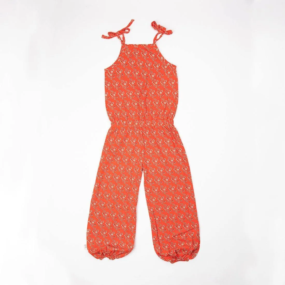 Alba Flower Liberty Jumpsuit - Orange.com Liberty Love