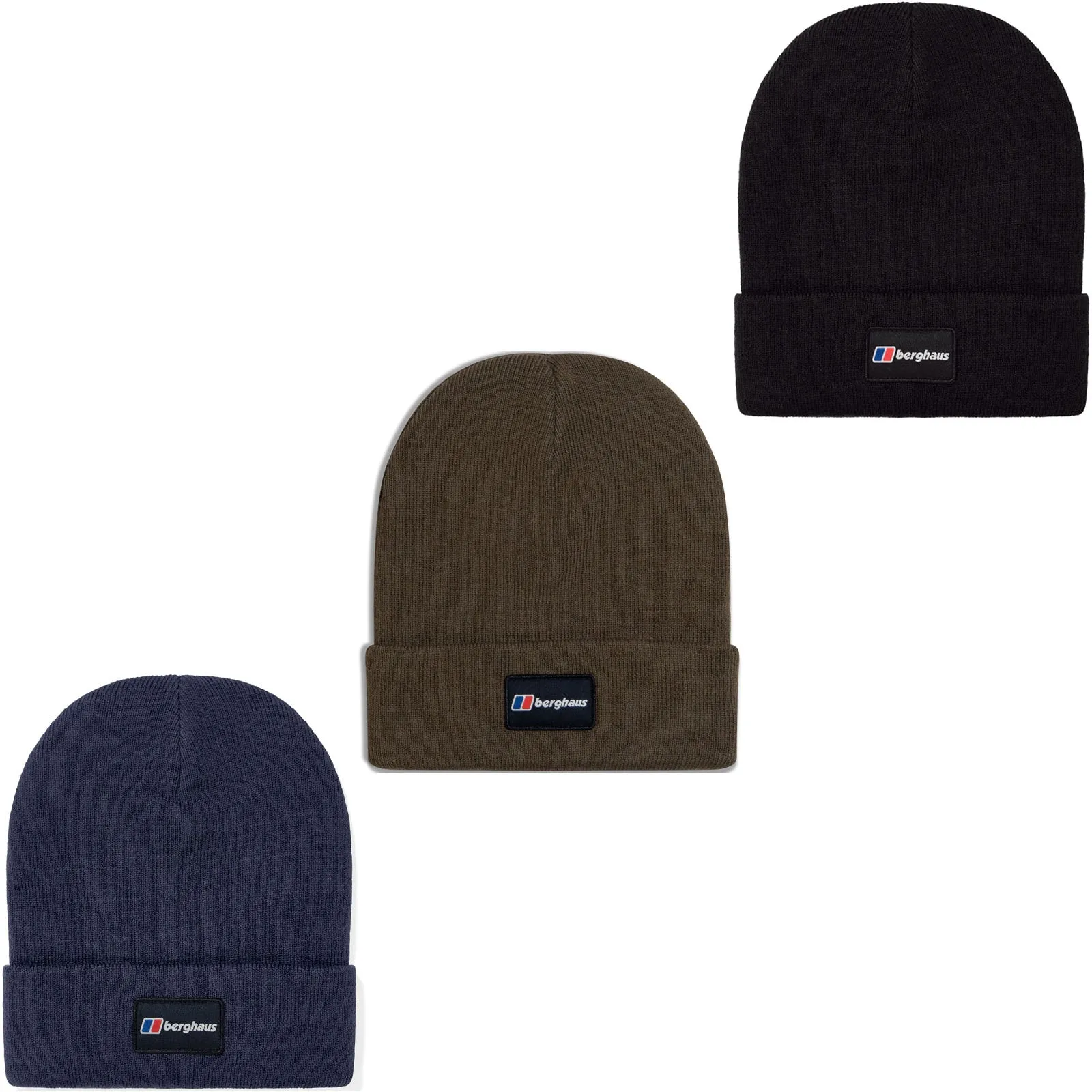 Berghaus Adults Logo Recognition Rolled Cuff Beanie Hat