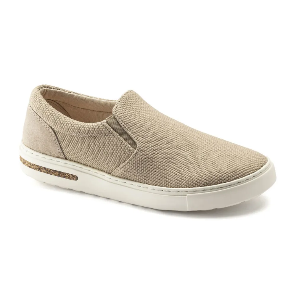 Birkenstock Oswego Sandcastle Canvas/Suede Slip-On Shoe (Regular)