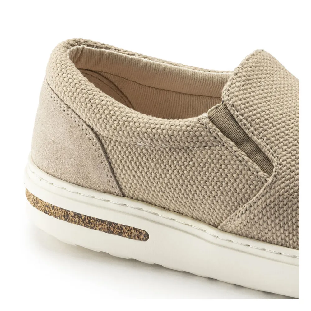 Birkenstock Oswego Sandcastle Canvas/Suede Slip-On Shoe (Regular)