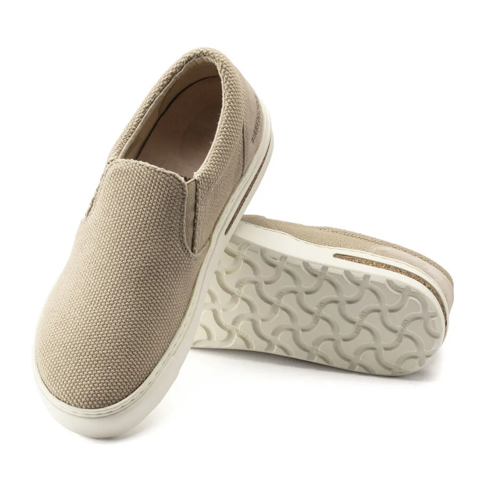 Birkenstock Oswego Sandcastle Canvas/Suede Slip-On Shoe (Regular)