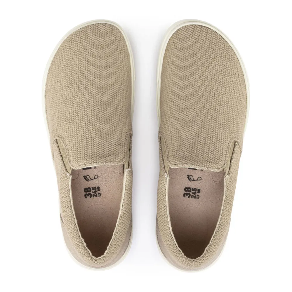 Birkenstock Oswego Sandcastle Canvas/Suede Slip-On Shoe (Regular)