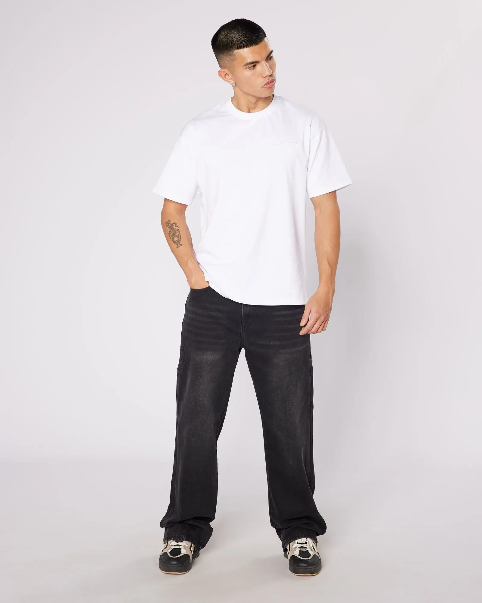 Black Badge Worker Jeans