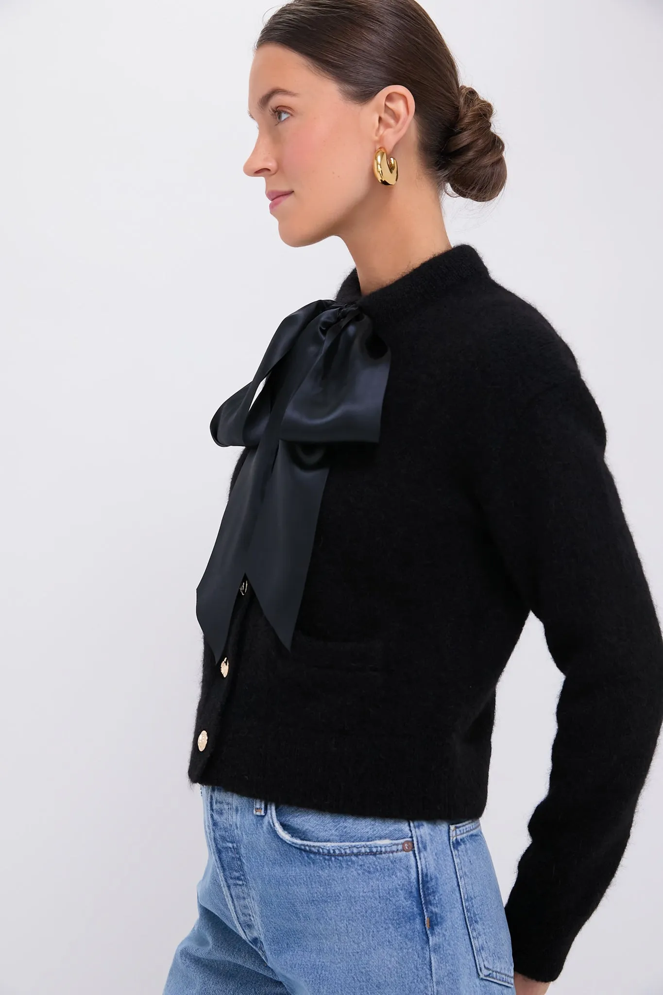 Black Rhodes Cardigan