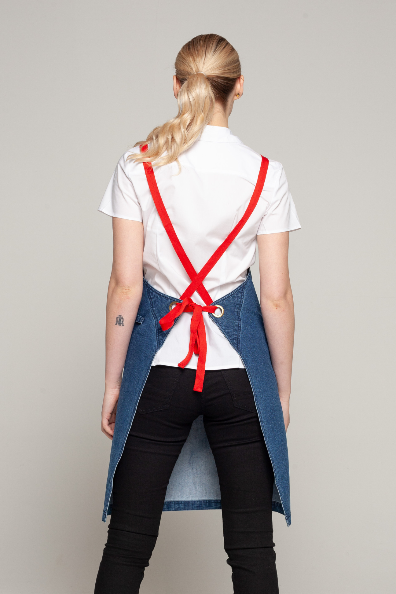 Bondi Denim blue / Red straps