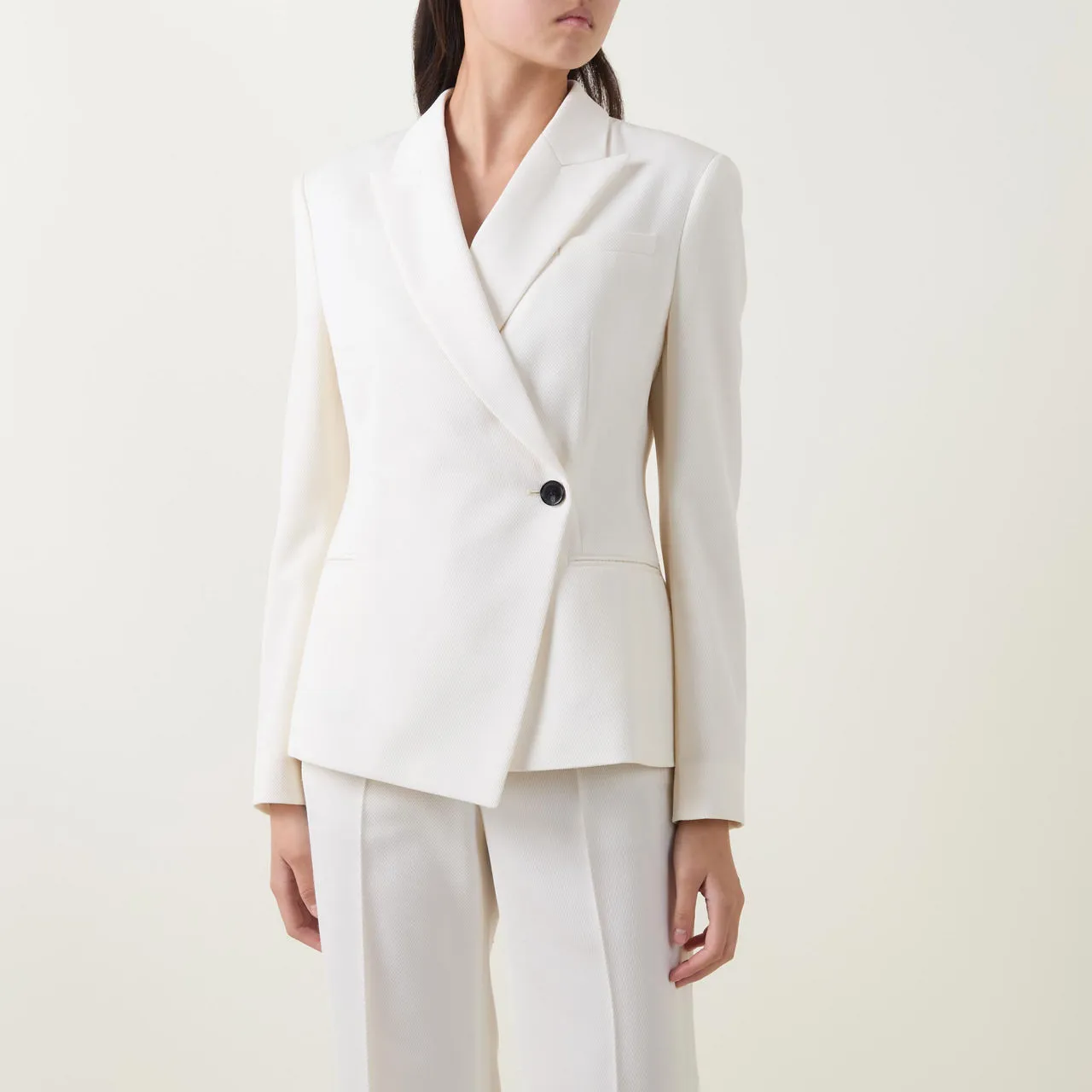 BOSS Jia Asymmetric Blazer - Ivory