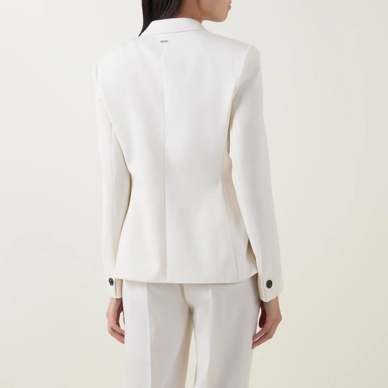 BOSS Jia Asymmetric Blazer - Ivory