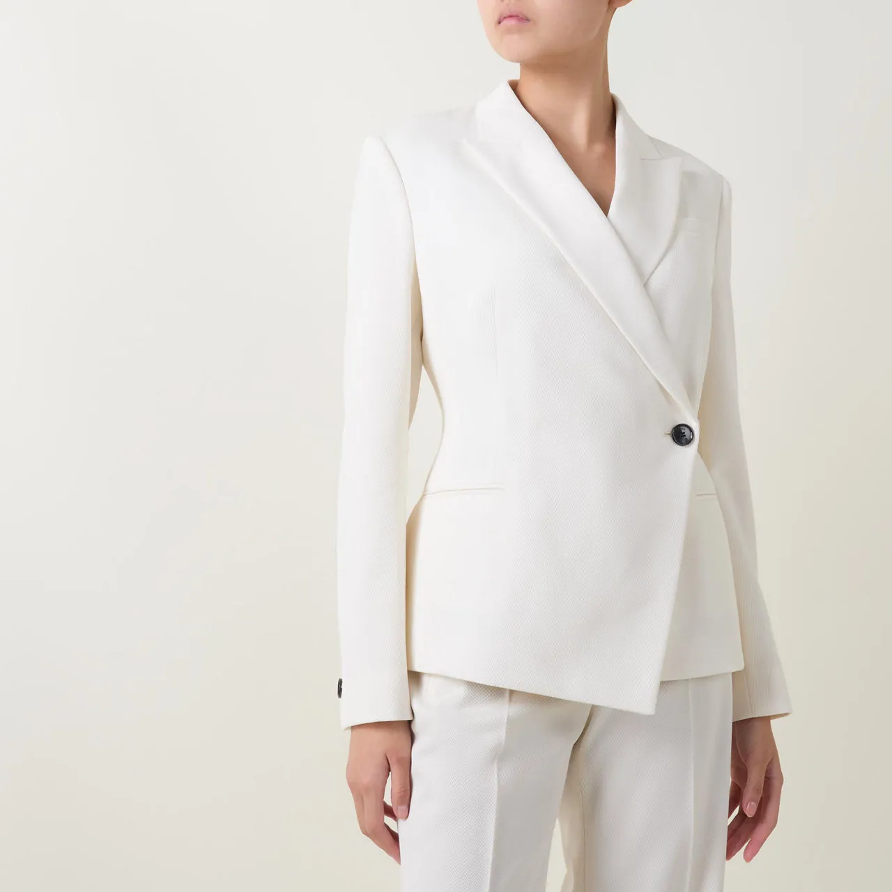 BOSS Jia Asymmetric Blazer - Ivory