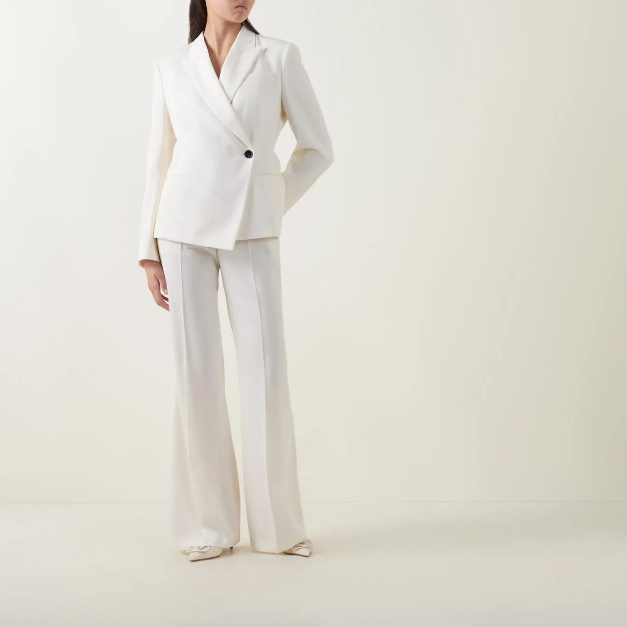 BOSS Jia Asymmetric Blazer - Ivory