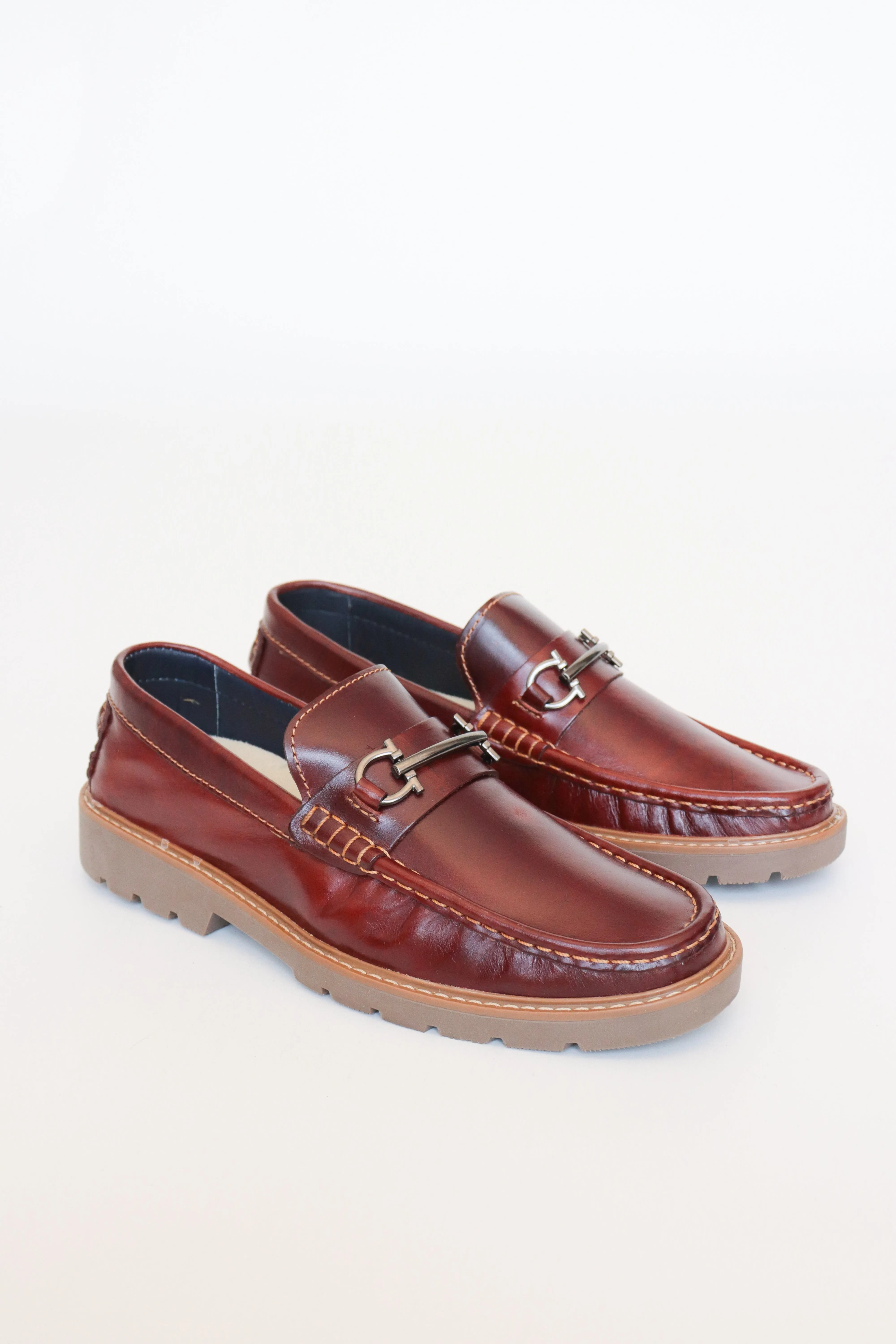 Brown Leather Loafers