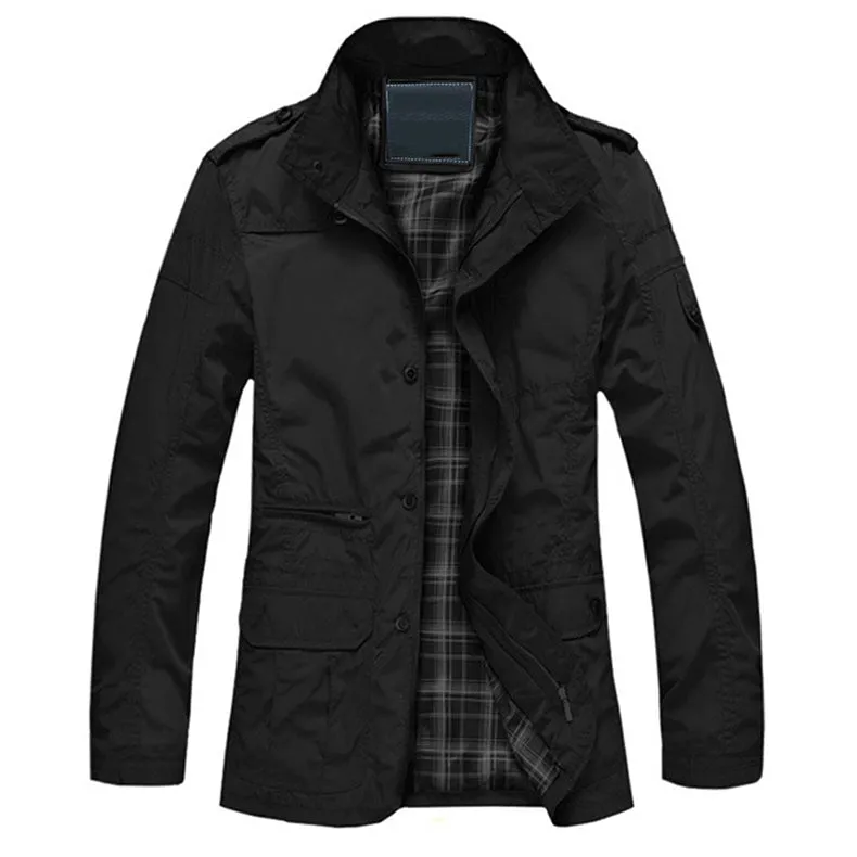 Business Casual Stand Up Collar Jacket