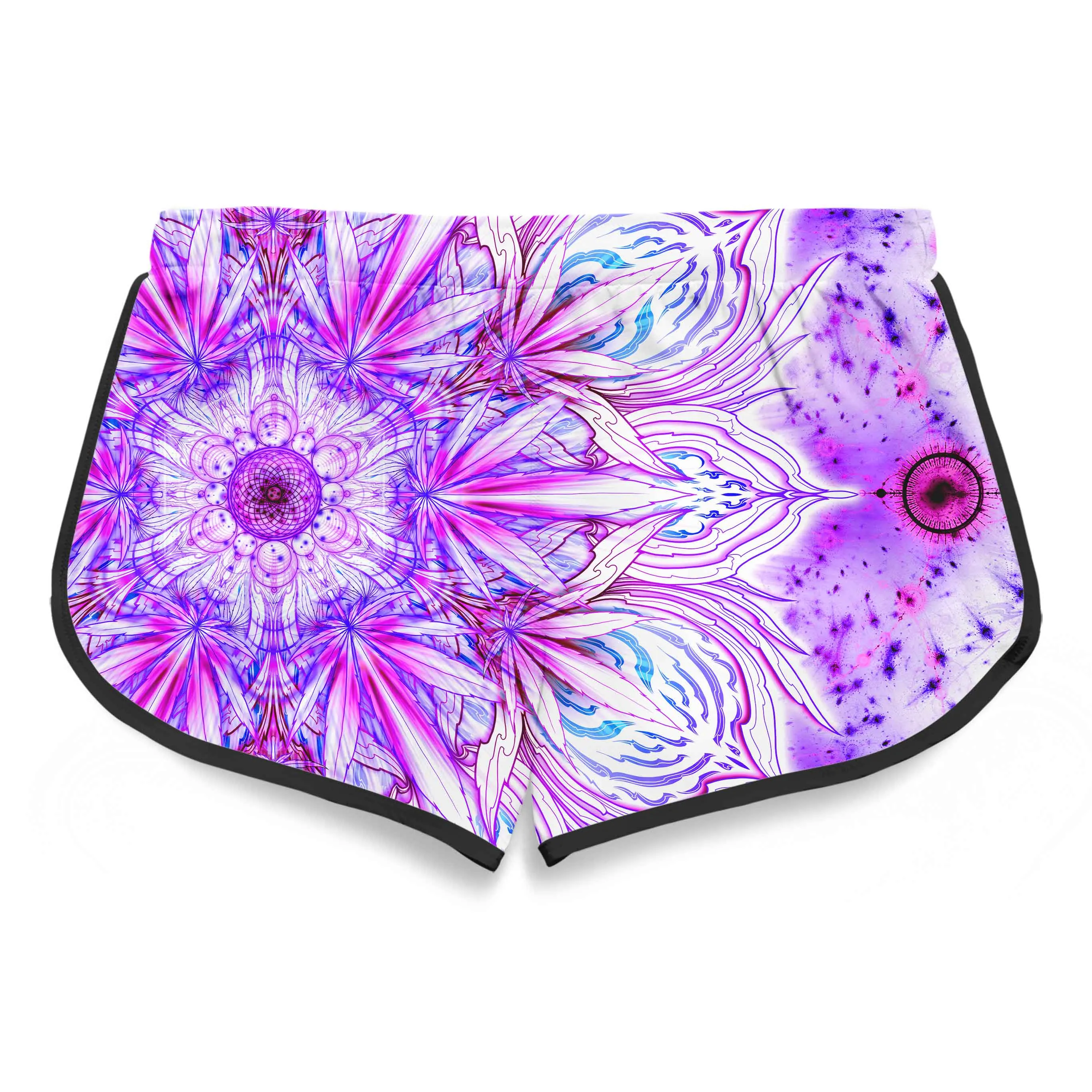 Canndala Purple Women's Retro Shorts