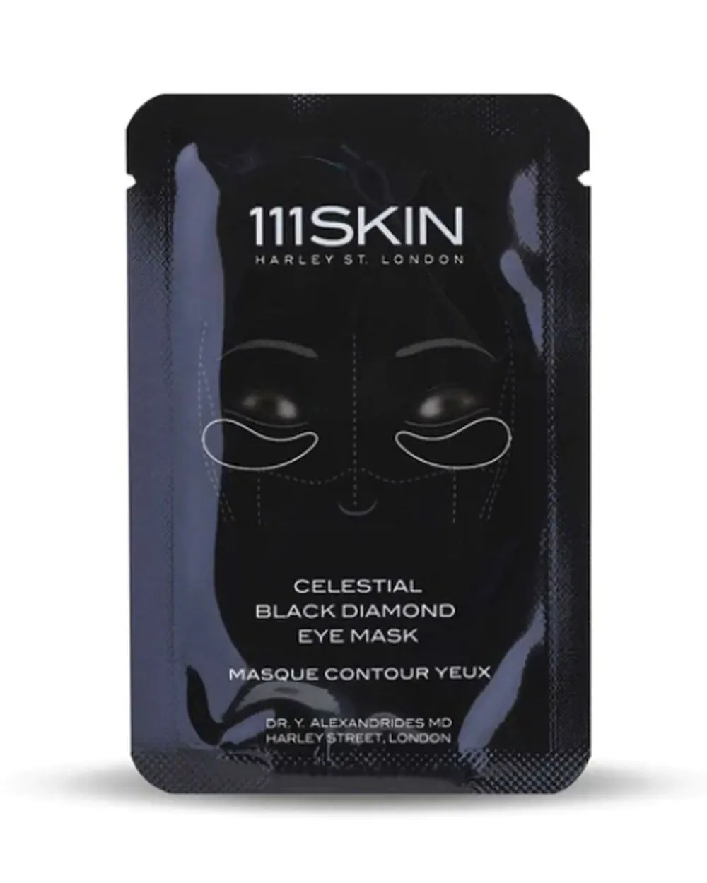 Celestial Black Diamond Eye Mask Set of 2