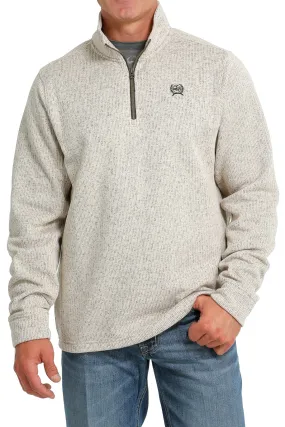 Cinch Men's Stone 1/4 Zip Long Sleeve Pullover Sweater