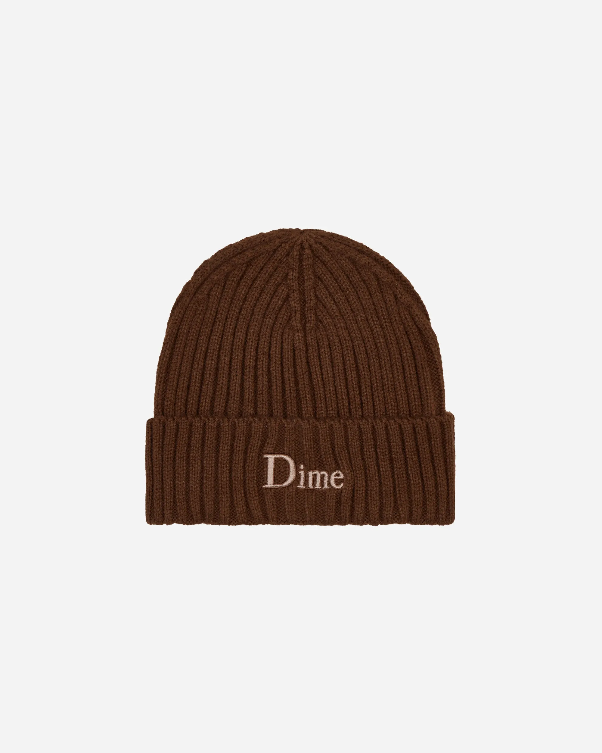 Classic Fold Beanie Brown