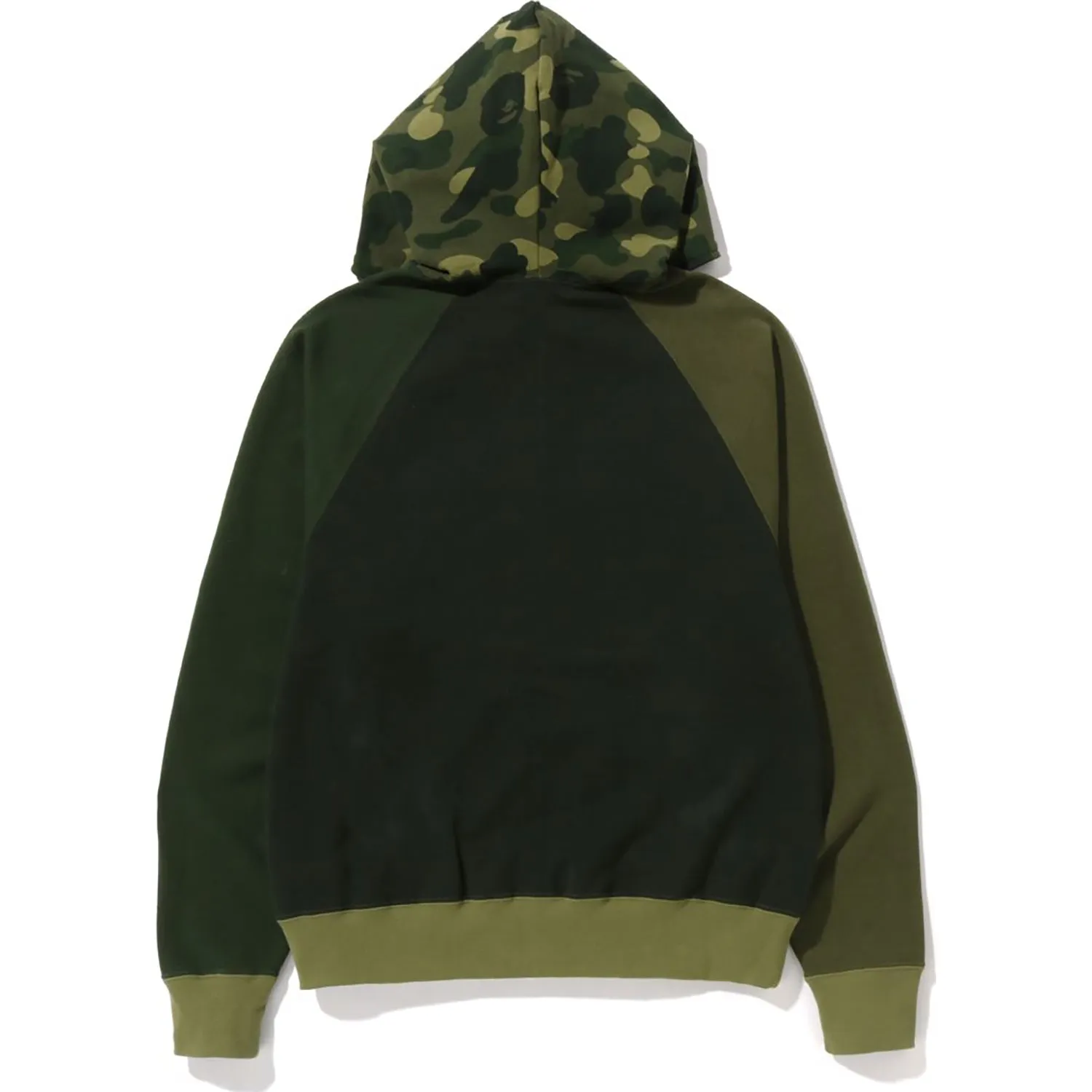 COLOR CAMO RELAXED FIT FULL ZIP HOODIE MENS