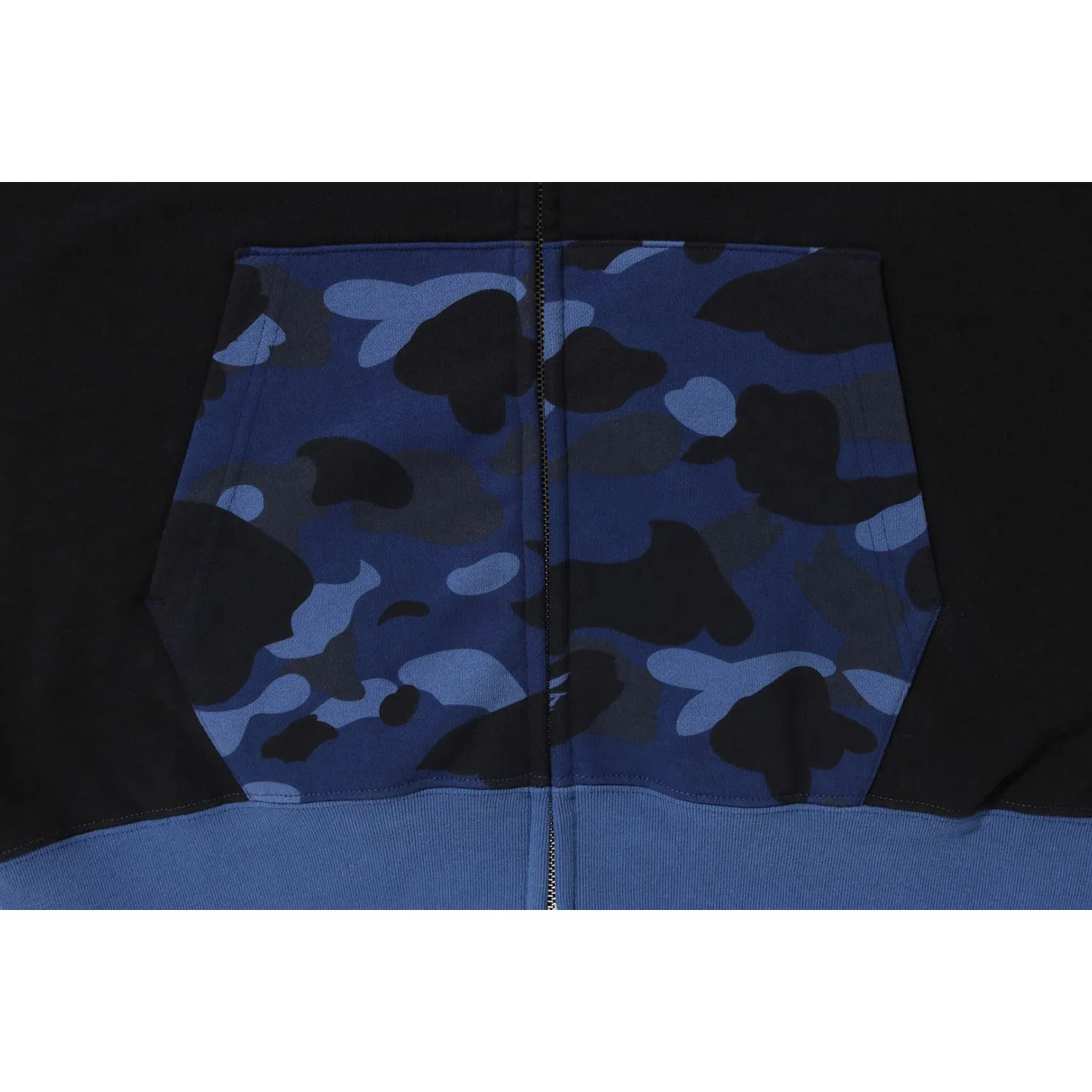 COLOR CAMO RELAXED FIT FULL ZIP HOODIE MENS