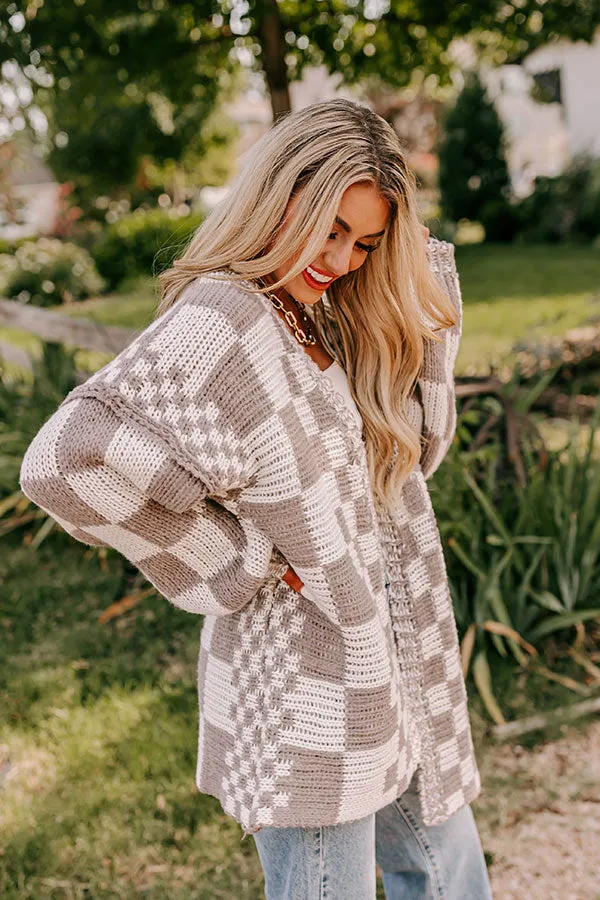 Cozy Lifestyle Oversized Knit Cardigan