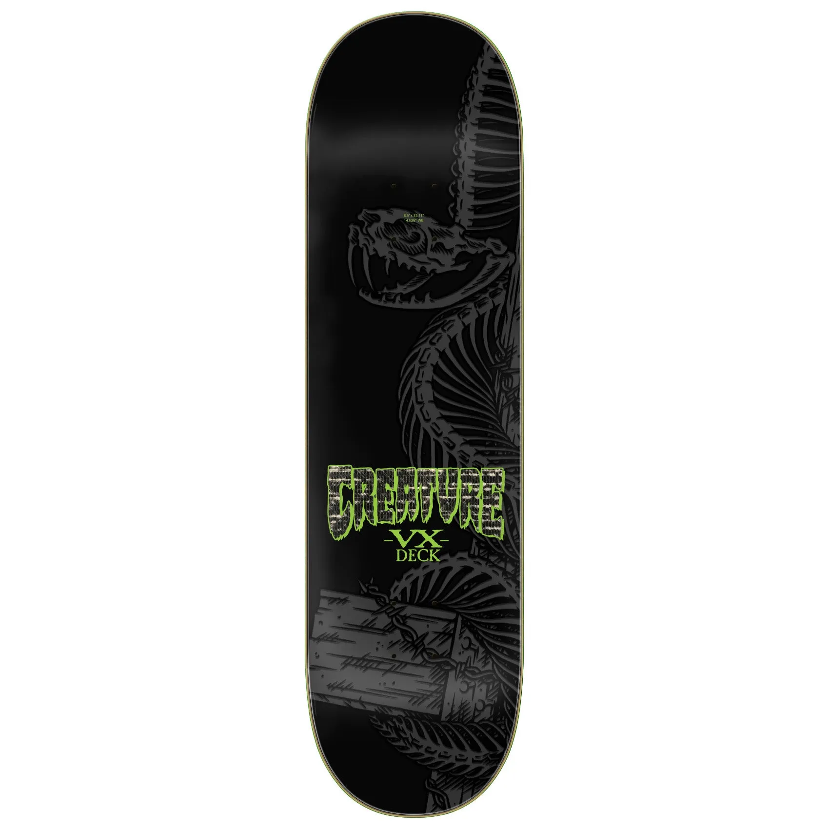 Creature Russell Keepsake VX Deck 8.6 x 32.11