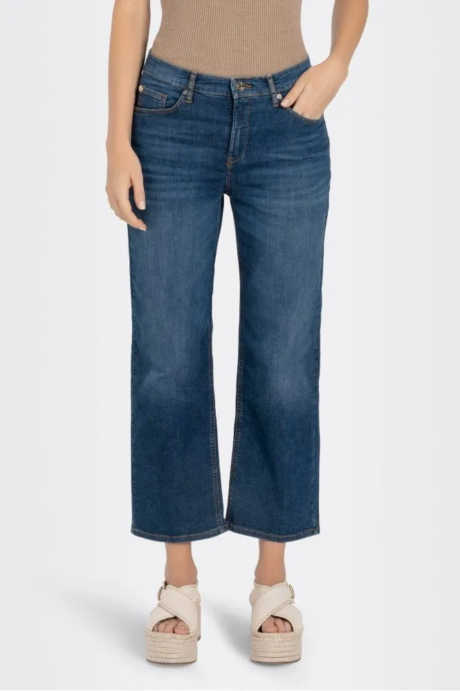 Culotte Jean in Blue Stone    