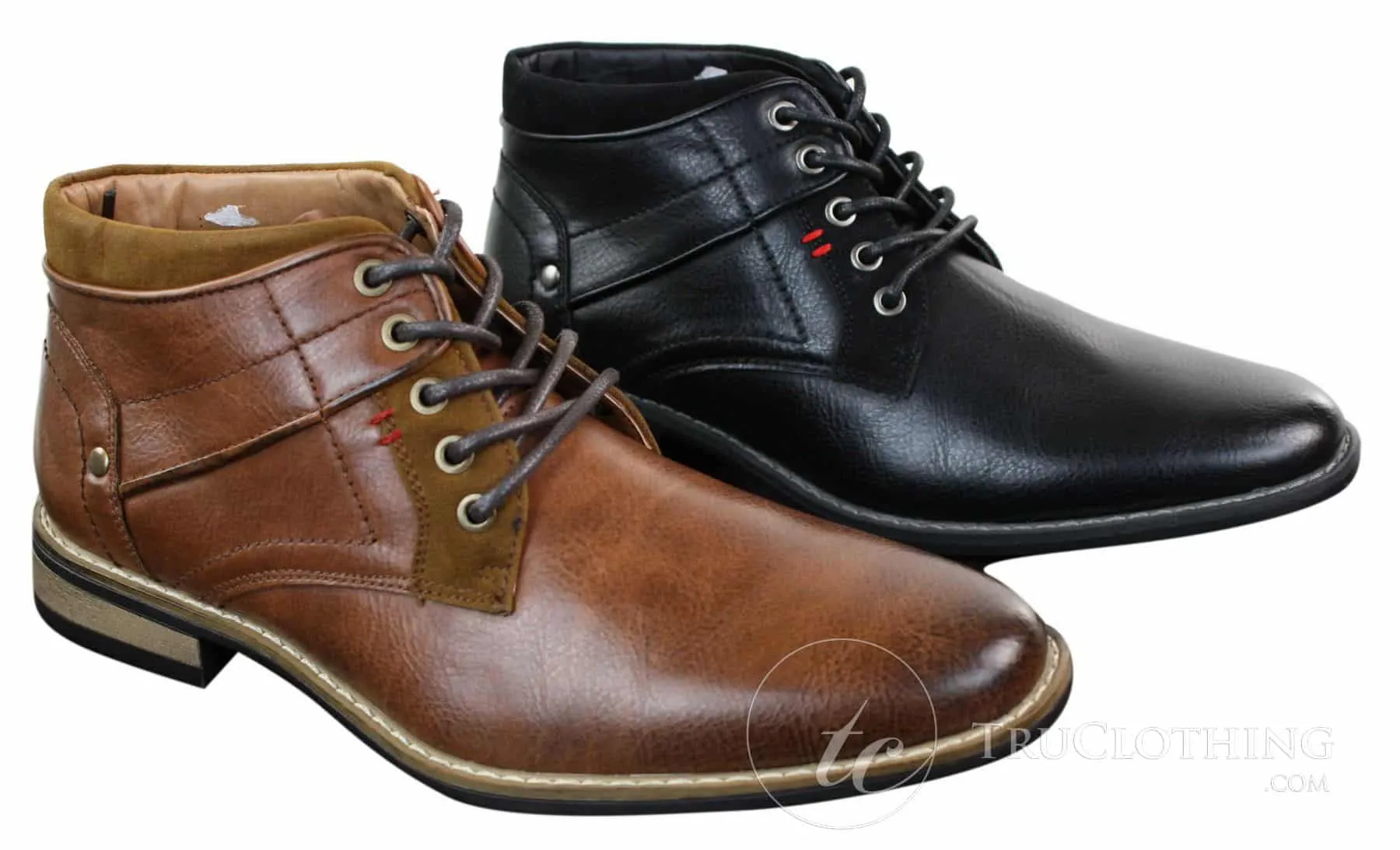 EL0603 - Mens Short Ankle Leather Military Boots