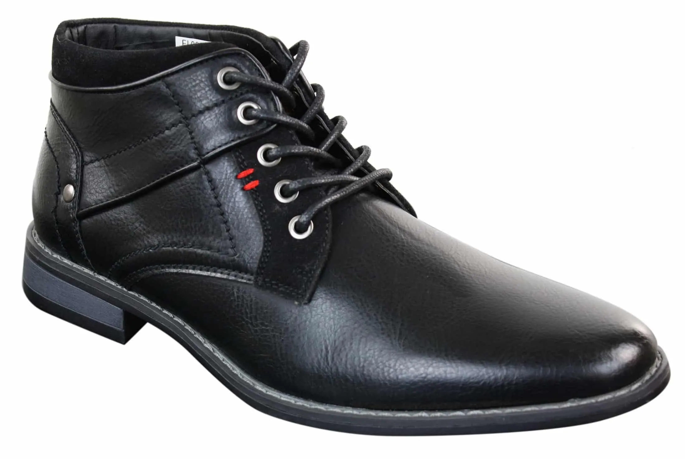 EL0603 - Mens Short Ankle Leather Military Boots