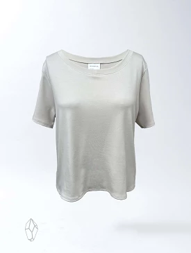 Emi Top - Antique White Soft Ponte