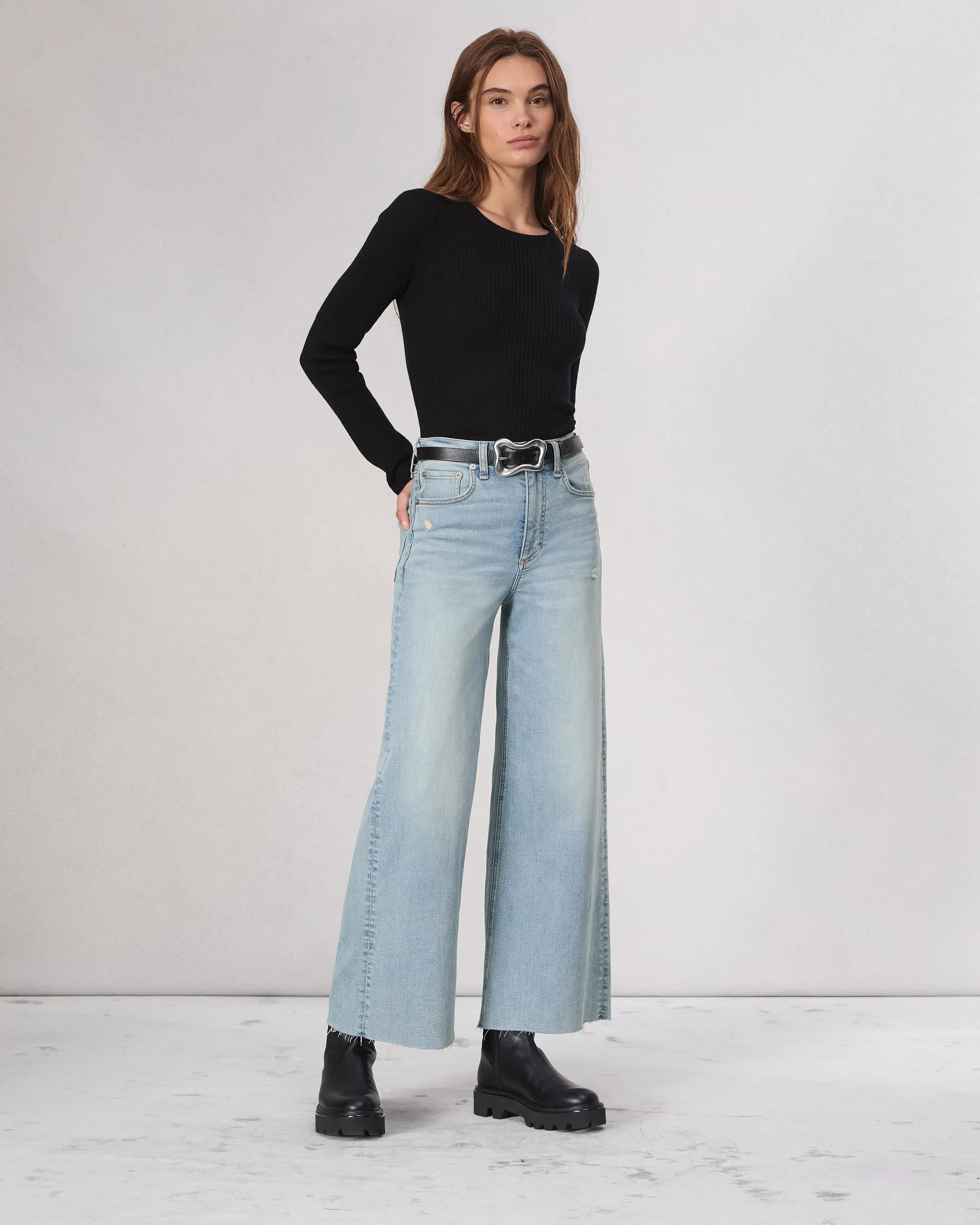 Flexi Sofie Ankle Wide-Leg Jean