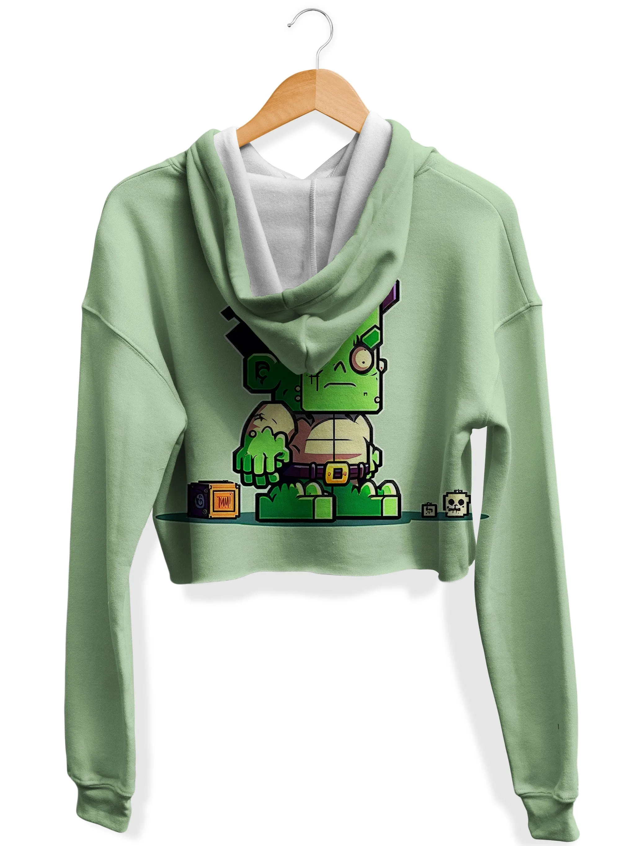 Franky Fleece Crop Hoodie