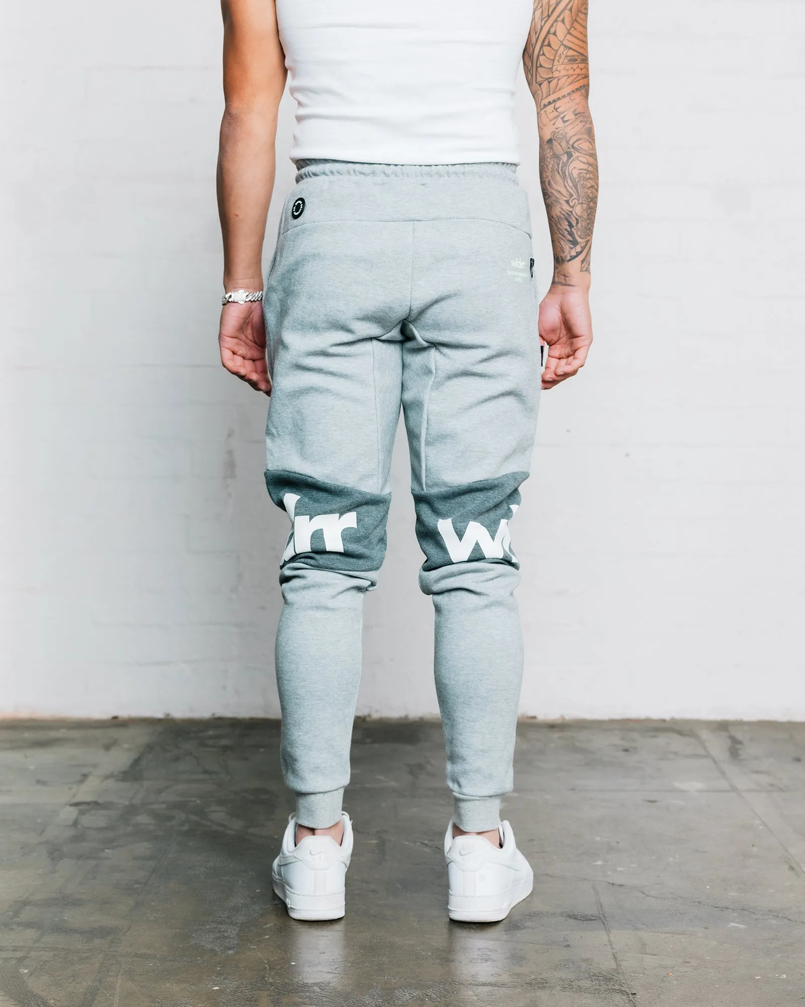 FUSION TECH TRACKPANT - GREY MARLE