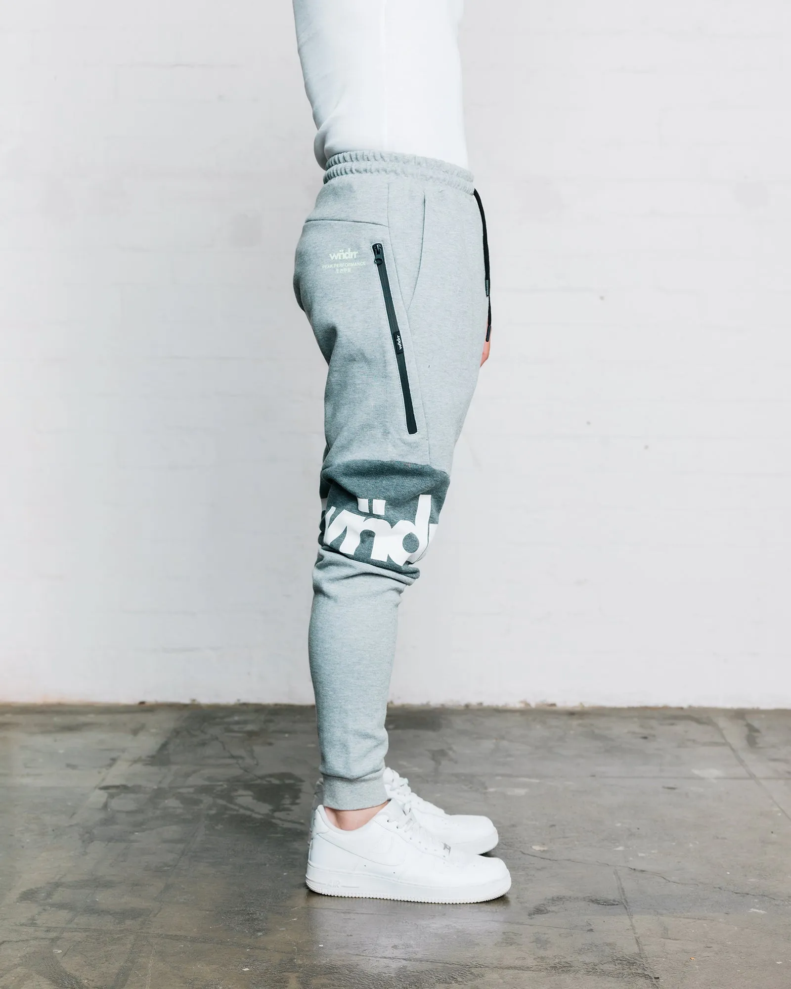 FUSION TECH TRACKPANT - GREY MARLE