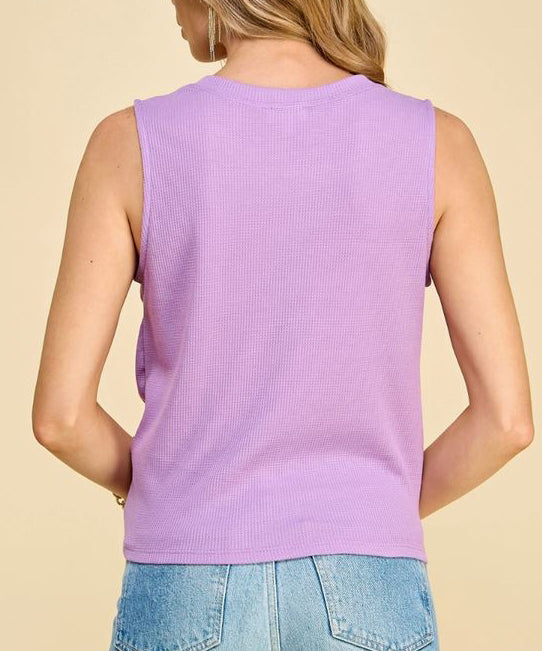 Genesis Twisted Knot Top - Lavender