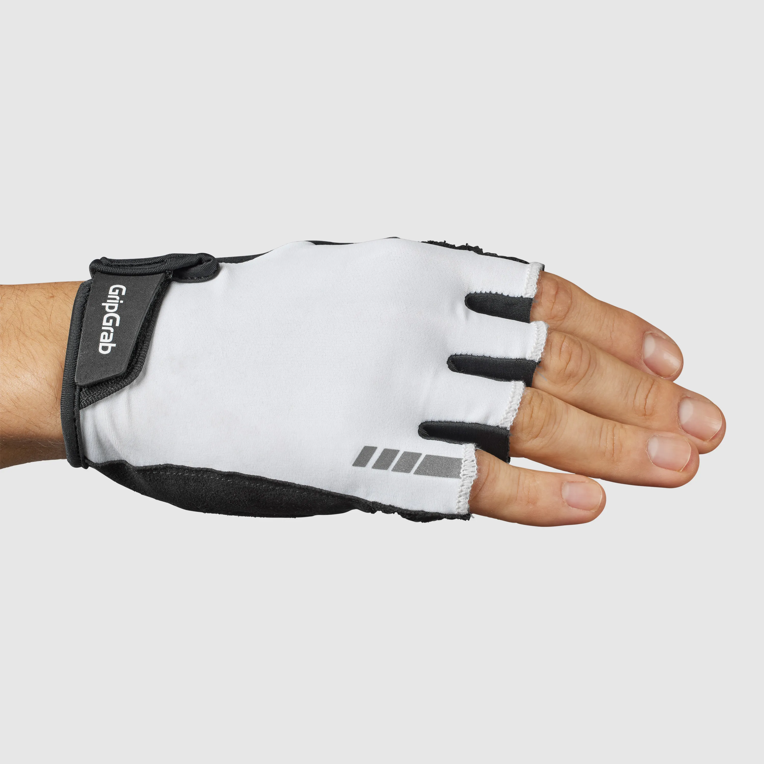 Gripgrab ProRide RC Max Padded Short Finger Summer Gloves White | Buy Gripgrab ProRide RC Max Padded Short Finger Summer Gloves 