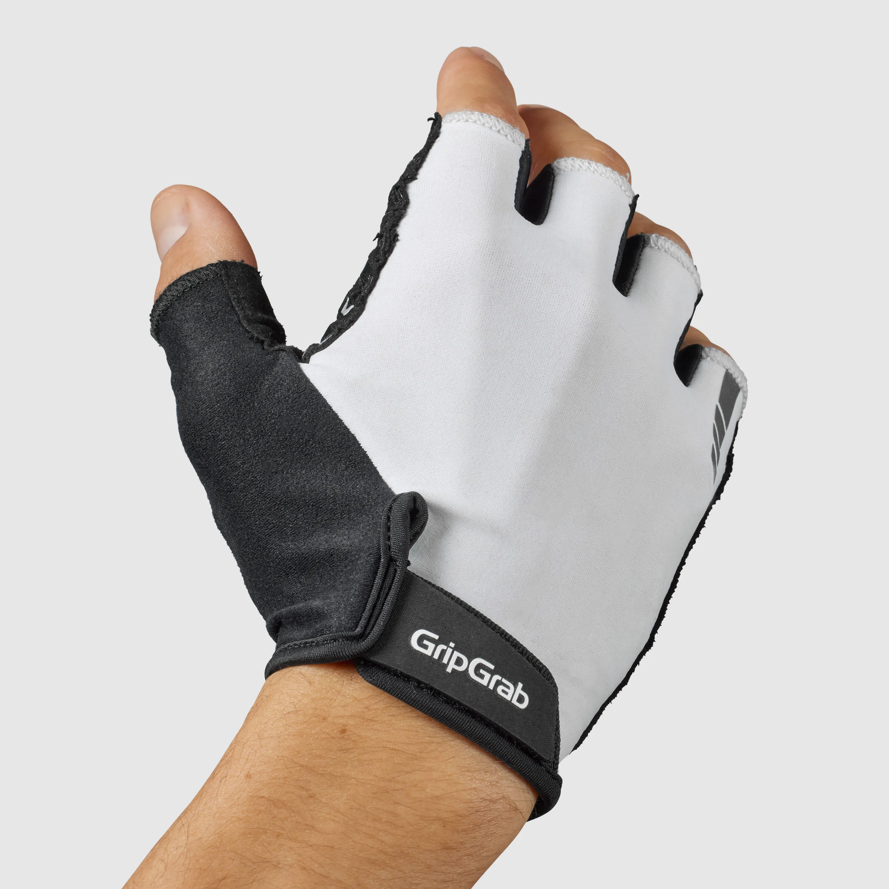 Gripgrab ProRide RC Max Padded Short Finger Summer Gloves White | Buy Gripgrab ProRide RC Max Padded Short Finger Summer Gloves 