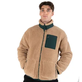 Gym+Coffee Industry Fleece Jacket - Adult - Sandstone