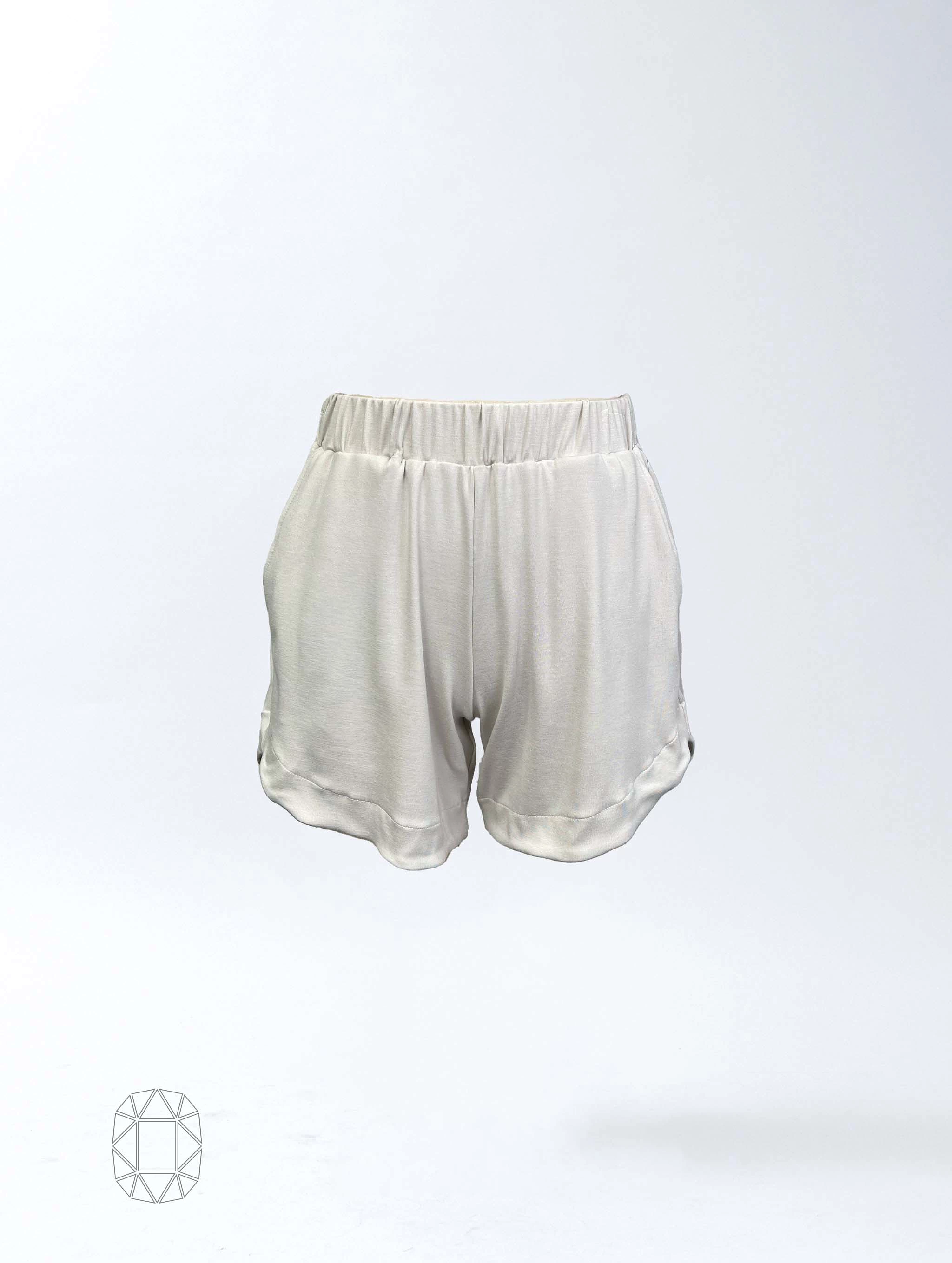 Havana Short - Antique White Soft Ponte