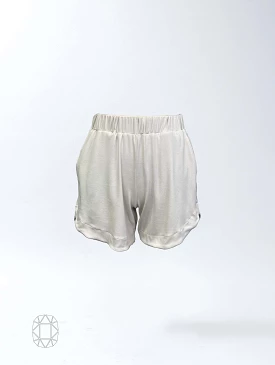 Havana Short - Antique White Soft Ponte