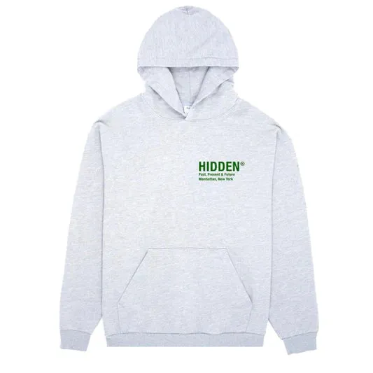 Hidden NY Logo Hoodie Grey