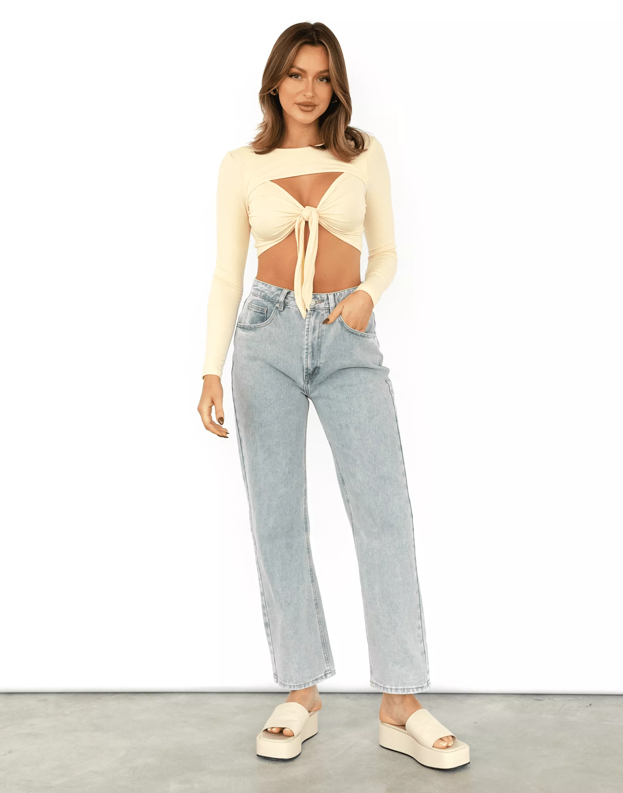 Huntah Crop Top (Lemon)