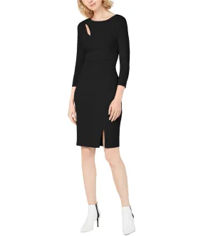 I-N-C Womens 3/4 Sleeve Bodycon Dress