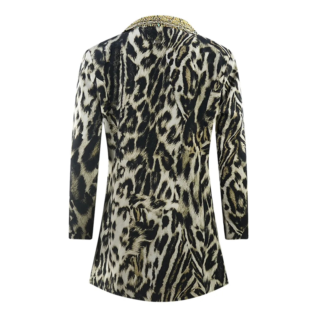 Inoa Siberia 192 Animal Print Grey Jacket