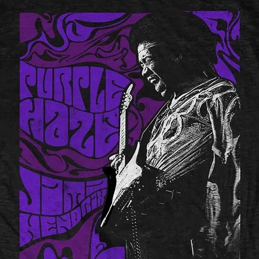 Jimi Hendrix Purple Haze Standing T-Shirt