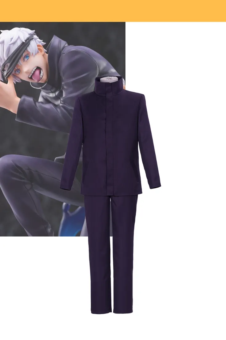 Jujutsu Kaisen Satoru Gojo Navy Blue Version Cosplay Costume