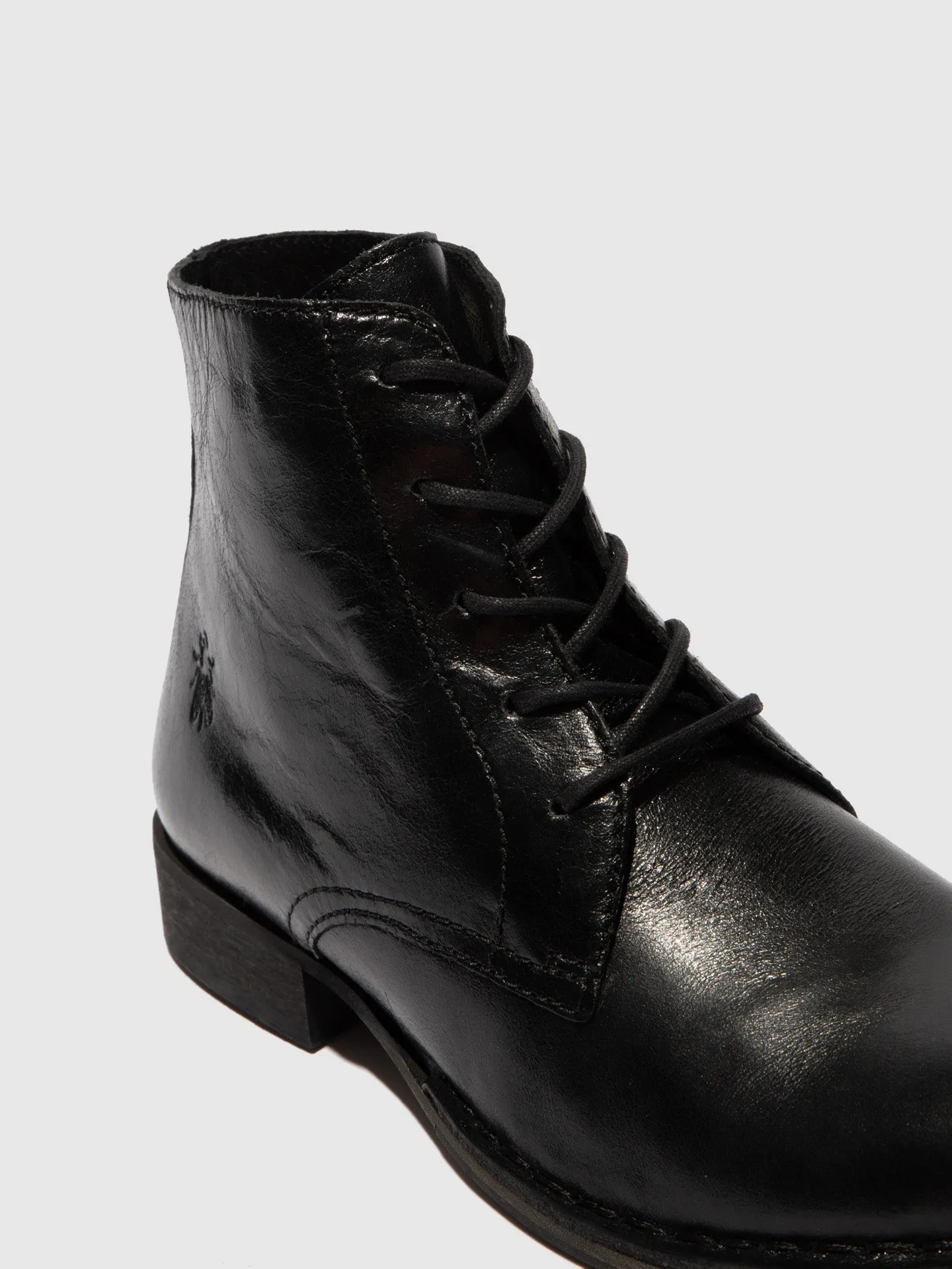 Lace-up Ankle Boots ROOT045FLY COLUMBIA BLACK