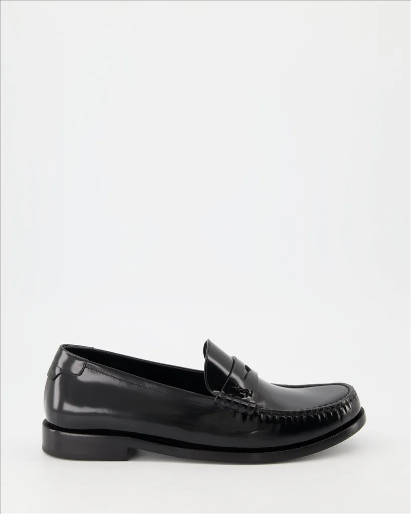 Leather loafers