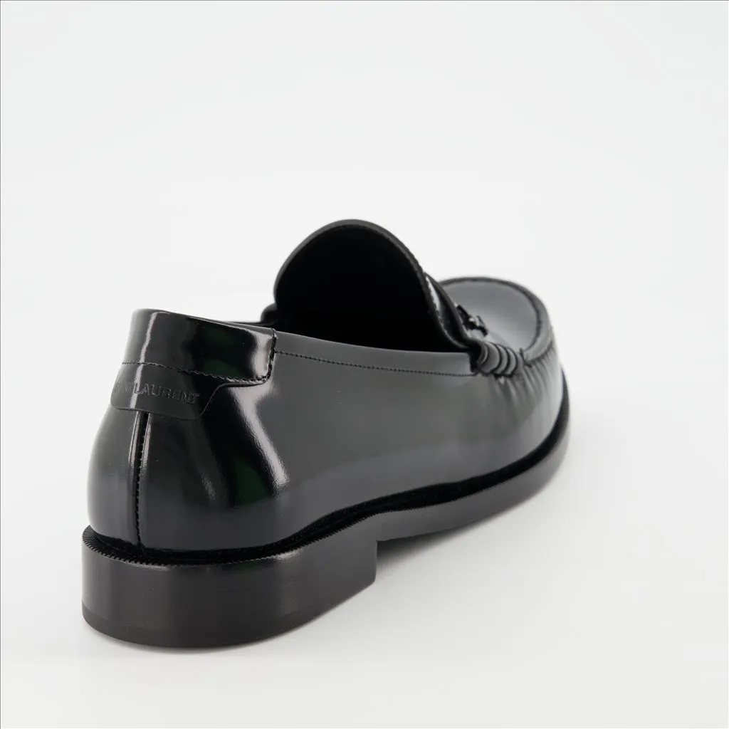 Leather loafers